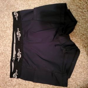 Black sport shorts